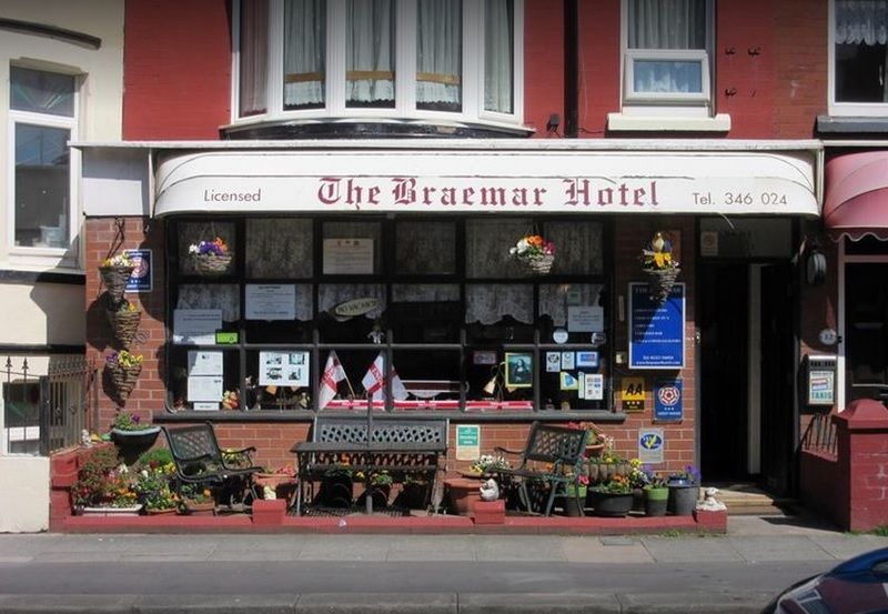 Ferienwohnung The Braemar Blackpool Exterior foto